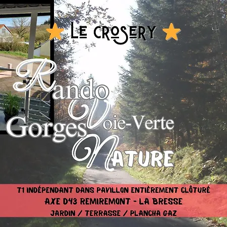 Apartmán Le Crosery Clim Rando Bbq Voie Verte