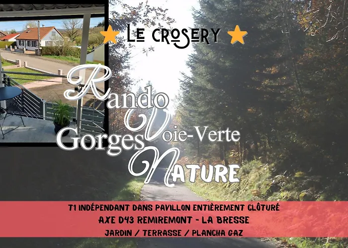 Apartmán Le Crosery Clim Rando Bbq Voie Verte